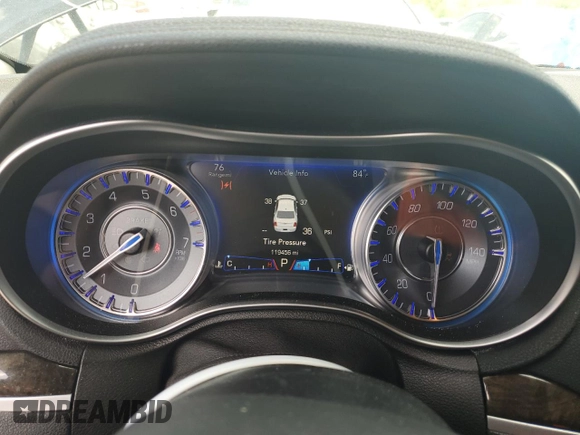 2016 Chrysler 300 with VIN 2C3CCAKG9GH182599, listed as a Copart auction lot 42408915 with 119,456 mi miles and Salvage Title. Bid and sale history available at carsss.com. Image 9.