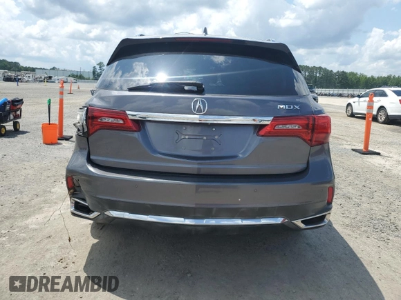2017 Acura MDX Advance with VIN 5FRYD3H8XHB001445, listed as a Copart auction lot 60492425 with 139,450 mi miles and Salvage title. Bid and sale history available at DreamBid. Image 6.