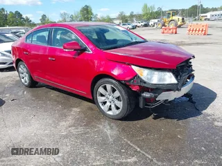 2012 Buick LaCrosse Premium 1 with VIN 1G4GD5E37CF303227, listed as a IAAI auction lot 42053437 with 108,705 mi miles and . Bid and sale history available at DreamBid. Image 1.
