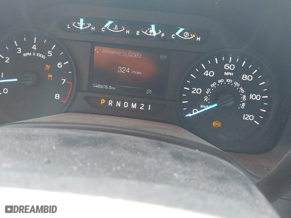 2019 Ford F-150 XL with VIN 1FTMF1CB1KKD81741, listed as a IAAI auction lot 41783806 with 46,978 mi miles. Bid and sale history available at carsss.com. Image 15.