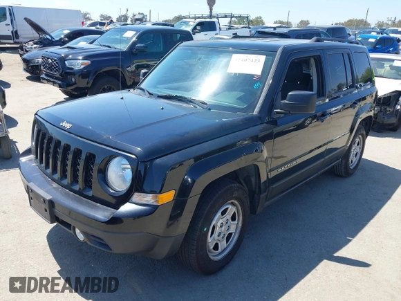 2017 Jeep Patriot Sport with VIN 1C4NJPBA3HD122731, listed as a IAAI auction lot 42407423 with 81,978 mi miles and . Bid and sale history available at DreamBid. Image 2.