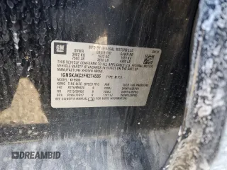 2015 Chevrolet Suburban LT with VIN 1GNSKJKC2FR274506, listed as a Copart auction lot 87881695 with 196,506 mi miles and Salvage Title. Bid and sale history available at DreamBid. Image 15.