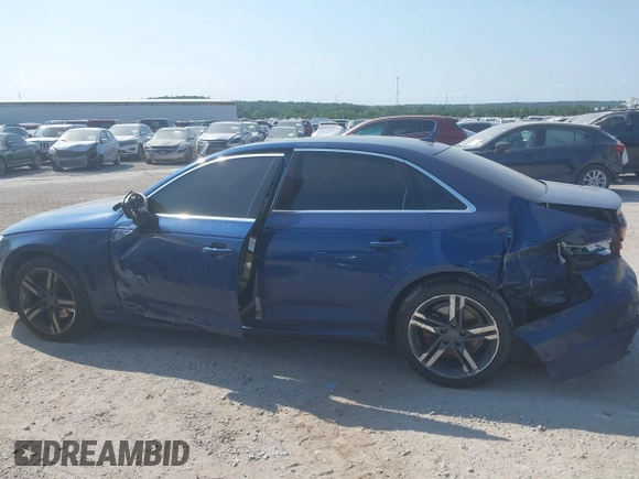 2018 Audi A4 Premium Plus with VIN WAULMAF47JN002184, listed as a IAAI auction lot 40038594 with 164,561 mi miles. Bid and sale history available at carsss.com. Image 14.