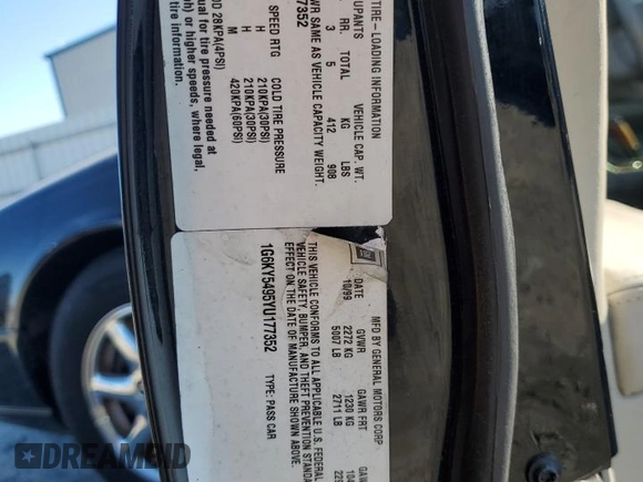 2000 Cadillac Seville Touring STS z VIN 1G6KY5495YU177352, wystawiony jako Copart lot #86020444 z przebiegiem Nie podano mil oraz Szkoda całkowita • Salvage title. Historia ofert i sprzedaży dostępna na DreamBid. Obrazek 12.