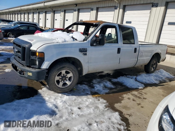 2008 Ford F-250 XL with VIN 1FTSW20588EE14690, listed as a Copart auction lot 41655395 with Not provided miles and Salvage title. Bid and sale history available at DreamBid. Image 1.