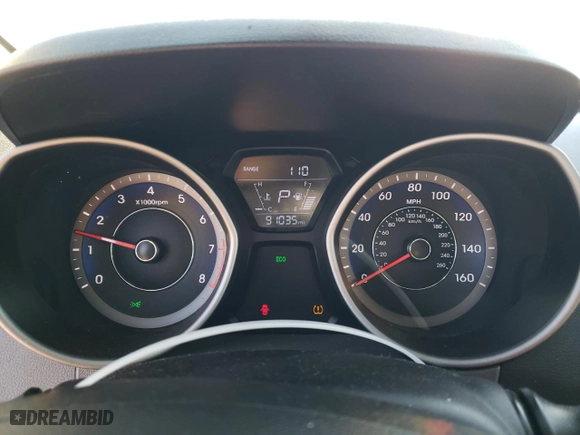 2014 Hyundai Elantra Coupe with VIN KMHDH6AH1EU028418, listed as a Copart auction lot 74730664 with 91,035 mi miles and Clean Title. Bid and sale history available at carsss.com. Image 9.