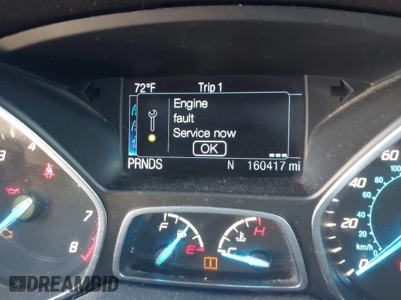 2014 Ford Escape Titanium with VIN 1FMCU0J91EUE12034, listed as a IAAI auction lot 42027493 with 160,417 mi miles and . Bid and sale history available at DreamBid. Image 17.