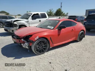2023 Toyota GR86 Premium with VIN JF1ZNBF10P8752559, listed as a Copart auction lot 71570064 with 23,696 mi miles and Salvage Title. Bid and sale history available at carsss.com. Image 1.
