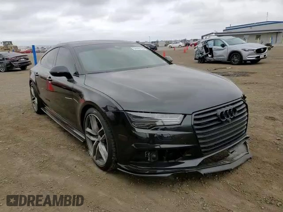 2017 Audi A7 Premium Plus with VIN WAUW3AFC2HN062584, listed as a Copart auction lot 54440163 with 80,486 mi miles. Bid and sale history available at carsss.com. Image 11.