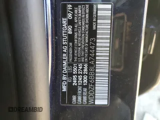 2020 Mercedes-Benz E AMG E 53 with VIN WDDZF6BB8LA744473, listed as a Copart auction lot 86145534 with 75,444 mi miles and Salvage Title. Bid and sale history available at carsss.com. Image 14.