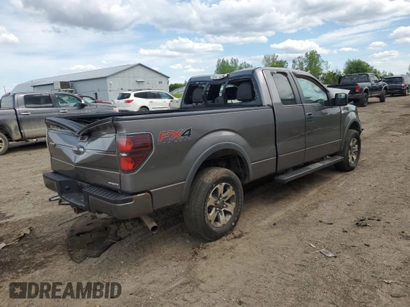 2014 Ford F-150 XL with VIN 1FTFX1EF3EKE62203, listed as a Copart auction lot 57868375 with 106,521 mi miles and Clean title. Bid and sale history available at DreamBid. Image 3.