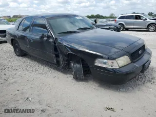2009 Ford Police Interceptor with VIN 2FAHP71V69X143878, listed as a Copart auction lot 53564285 with 0 mi miles and Salvage Title. Bid and sale history available at carsss.com. Image 4.