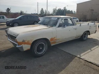 1967 Chevrolet El Camino z VIN 136807B177429, wystawiony jako Copart lot #48466385 z przebiegiem 97 886 mil mil oraz Szkoda całkowita • Salvage title. Historia ofert i sprzedaży dostępna na DreamBid. Obrazek 1.