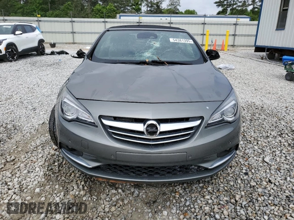 2017 Buick Cascada Premium with VIN W04WH3N5XHG108969, listed as a Copart auction lot 54381395 with 93,726 mi miles and Salvage title. Bid and sale history available at DreamBid. Image 5.