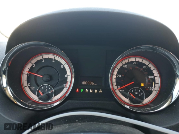 2020 Dodge Grand Caravan SE with VIN 2C4RDGBG6LR240811, listed as a Copart auction lot 47280945 with 100,986 mi miles and Salvage Title. Bid and sale history available at DreamBid. Image 9.