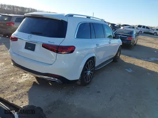 2020 Mercedes-Benz GLS with VIN 4JGFF8GE8LA226953, listed as a IAAI auction lot 41426965 with 33,132 mi miles. Bid and sale history available at carsss.com. Image 4.