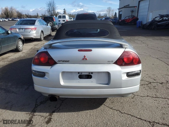 2001 Mitsubishi Eclipse GT with VIN 4A3AE85H01E040731, listed as a Copart auction lot 49001915 with 97,893 mi miles and Salvage Title. Bid and sale history available at carsss.com. Image 6.