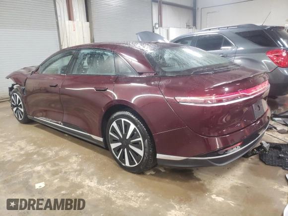 2024 Lucid Air Touring z VIN 50EA1TEA5RA004570, wystawiony jako Copart lot #85683174 z przebiegiem 3595 mil mil oraz Szkody całkowita. Historia ofert i sprzedaży dostępna na DreamBid. Obrazek 2.