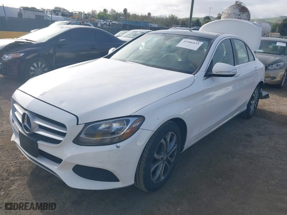 2015 Mercedes-Benz C-Class C 300 with VIN 55SWF4JB2FU043957, listed as a IAAI auction lot 41906033 with 99,094 mi miles. Bid and sale history available at carsss.com. Image 20.
