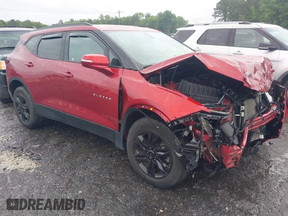 2021 Chevrolet Blazer LT z VIN 3GNKBCRS8MS563912, wystawiony jako IAAI lot #42209536 z przebiegiem Nie podano mil oraz . Historia ofert i sprzedaży dostępna na DreamBid. Obrazek 1.