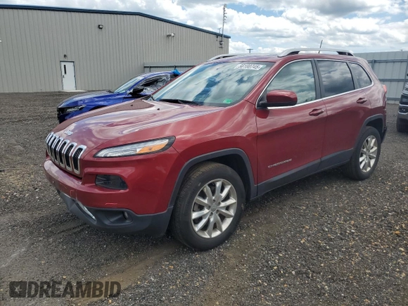 2017 Jeep Cherokee Limited z VIN 1C4PJMDB4HW599461, wystawiony jako Copart lot #56180745 z przebiegiem 42 874 mil mil oraz Szkoda całkowita • Salvage title. Historia ofert i sprzedaży dostępna na DreamBid. Obrazek 1.