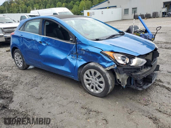 2017 Hyundai Elantra GT with VIN KMHD35LH6HU377018, listed as a Copart auction lot 72765934 with 67,883 mi miles and Salvage Title. Bid and sale history available at carsss.com. Image 4.
