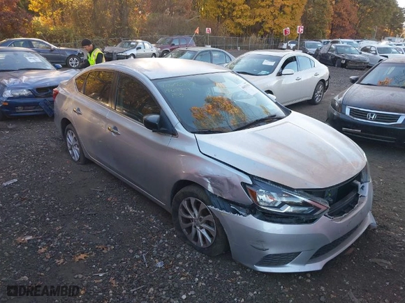 2019 Nissan Sentra S with VIN 3N1AB7AP7KY434155, listed as a IAAI auction lot 40653154 with 63,524 mi miles. Bid and sale history available at carsss.com. Image 1.