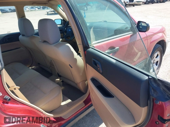 2003 Subaru Forester X with VIN JF1SG63683H763340, listed as a IAAI auction lot 42141223 with 157,378 mi miles. Bid and sale history available at carsss.com. Image 8.