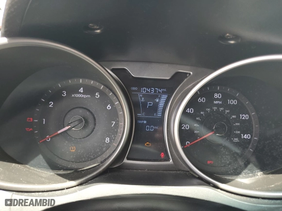2013 Hyundai Veloster RE:MIX with VIN KMHTC6AD7DU156104, listed as a Copart auction lot 51266135 with 104,374 mi miles and Clean Title. Bid and sale history available at carsss.com. Image 9.