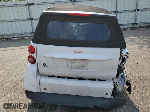 2009 Smart fortwo Passion with VIN WMEEK31XX9K279585, listed as a Copart auction lot 64770805 with Not provided miles and Salvage title. Bid and sale history available at DreamBid. Image 6.