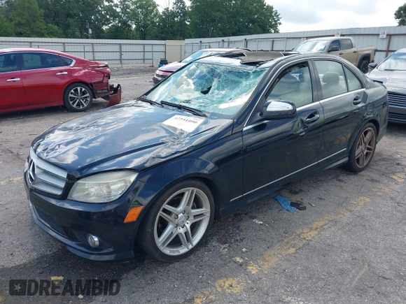 2009 Mercedes-Benz C 300 Sport with VIN WDDGF54X69R054886, listed as a IAAI auction lot 42541090 with 189,020 mi miles and . Bid and sale history available at DreamBid. Image 2.