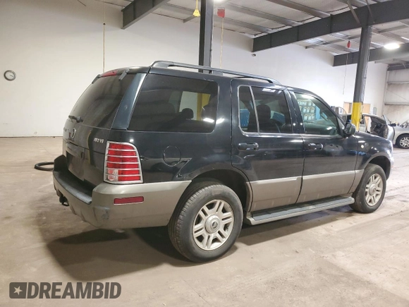 2004 Mercury Mountaineer Convenience z VIN 4M2ZU86W74ZJ45747, wystawiony jako Copart lot #45710115 z przebiegiem 140 798 mil mil oraz Szkoda całkowita • Salvage title. Historia ofert i sprzedaży dostępna na DreamBid. Obrazek 3.