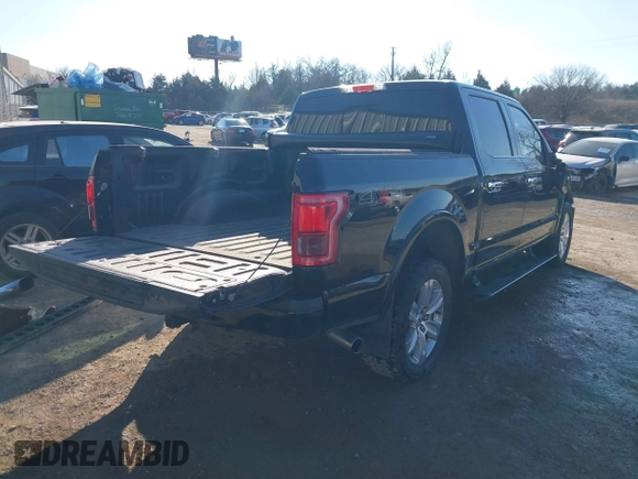 2017 Ford F-150 XL with VIN 1FTEW1EG4HFB89583, listed as a IAAI auction lot 41286207 with 113,374 mi miles. Bid and sale history available at carsss.com. Image 4.