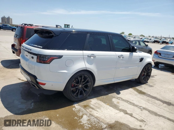 2020 Land Rover Range Rover Sport HST z VIN SALWS2RU8LA887814, wystawiony jako Copart lot #52912705 z przebiegiem 56 971 mil mil oraz Szkoda całkowita • Salvage title. Historia ofert i sprzedaży dostępna na DreamBid. Obrazek 3.