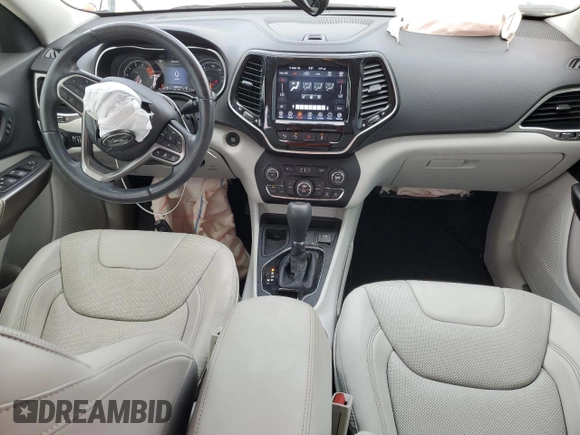 2020 Jeep Cherokee Limited with VIN 1C4PJLDXXLD615012, listed as a Copart auction lot 63091404 with 58,004 mi miles and Salvage title. Bid and sale history available at DreamBid. Image 8.