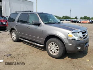 2012 Ford Expedition XLT with VIN 1FMJU1J55CEF49236, listed as a Copart auction lot 60373845 with 140,906 mi miles and Salvage title. Bid and sale history available at DreamBid. Image 4.