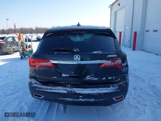 2015 Acura MDX Tech Pkg with VIN 5FRYD4H41FB009109, listed as a IAAI auction lot 41576795 with 1 mi miles. Bid and sale history available at carsss.com. Image 16.