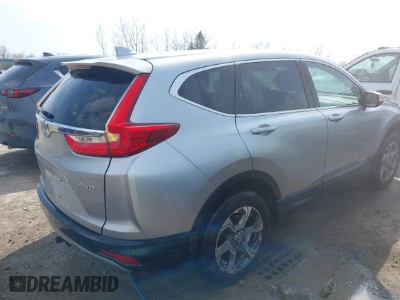2017 Honda CR-V EX-L with VIN 5J6RW2H88HL061094, listed as a IAAI auction lot 42056853 with 160,978 mi miles. Bid and sale history available at carsss.com. Image 4.