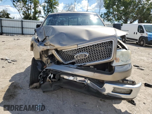 2005 Ford F-150 STX with VIN 1FTRX12W65FB55666, listed as a Copart auction lot 49059735 with 123,237 mi miles and Non Repairable. Bid and sale history available at carsss.com. Image 5.
