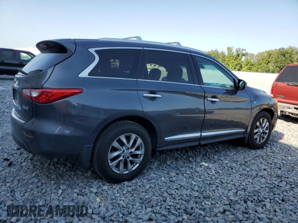 2014 Infiniti QX60 with VIN 5N1AL0MN0EC555484, listed as a Copart auction lot 54591715 with 65,633 mi miles and Non Repairable. Bid and sale history available at DreamBid. Image 3.