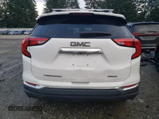 2018 GMC Terrain SLT with VIN 3GKALVEV3JL286898, listed as a Copart auction lot 87031804 with 112,185 mi miles and Salvage Title. Bid and sale history available at carsss.com. Image 6.