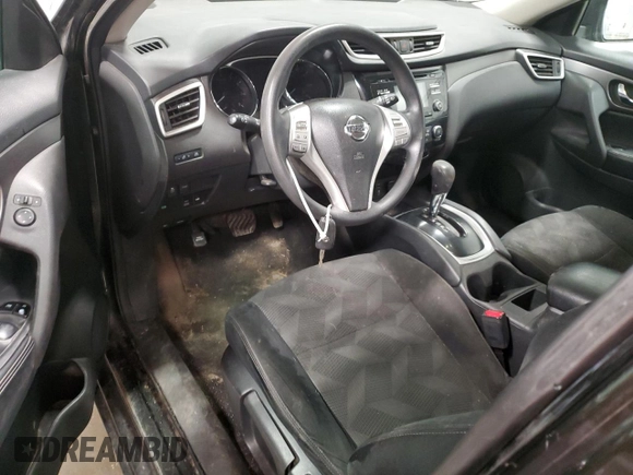 2016 Nissan Rogue SV with VIN 5N1AT2MV0GC913617, listed as a Copart auction lot 52123835 with Not Provided miles and Salvage Title. Bid and sale history available at DreamBid. Image 8.