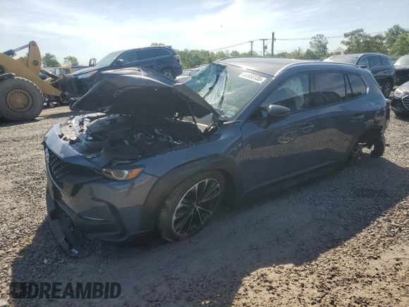 2025 Mazda CX-50 S Premium Plus with VIN 7MMVABEM1SN319228, listed as a Copart auction lot 55958135 with 4,133 mi miles and Salvage title. Bid and sale history available at DreamBid. Image 1.