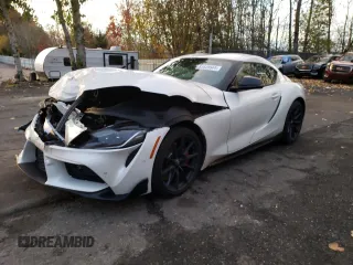 2023 Toyota GR Supra 3.0 with VIN WZ1DB0G07PW058441, listed as a Copart auction lot 81649544 with 0 mi miles and Salvage Title. Bid and sale history available at carsss.com. Image 1.