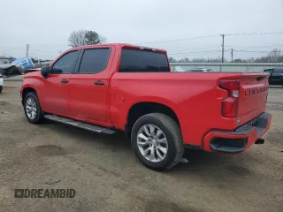 2022 Chevrolet Silverado 1500 Custom with VIN 3GCPWBEK3NG174845, listed as a Copart auction lot 43876995 with 40,868 mi miles and Salvage Title. Bid and sale history available at DreamBid. Image 2.