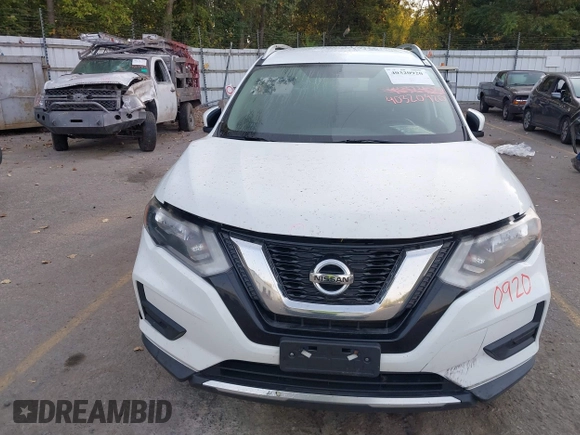 2017 Nissan Rogue S with VIN KNMAT2MTXHP524254, listed as a IAAI auction lot 40320920 with 157,321 mi miles and . Bid and sale history available at DreamBid. Image 13.