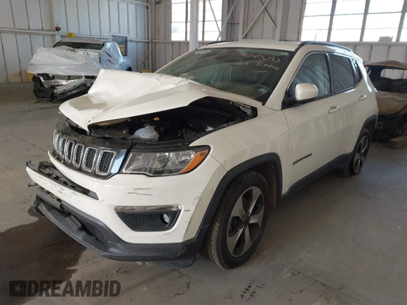 2019 Jeep Compass Latitude with VIN 3C4NJCBB9KT654889, listed as a IAAI auction lot 41406193 with 151,958 mi miles and . Bid and sale history available at DreamBid. Image 2.