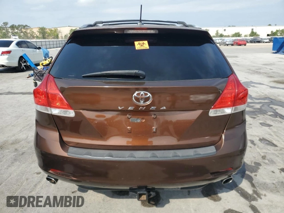 2010 Toyota Venza with VIN 4T3ZK3BB5AU021392, listed as a Copart auction lot 49544455 with 181,656 mi miles and Salvage Title. Bid and sale history available at carsss.com. Image 6.