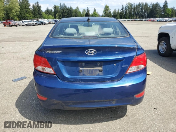 2017 Hyundai Accent SE with VIN KMHCT4AE2HU300984, listed as a Copart auction lot 55674235 with 103,890 mi miles and Non Repairable. Bid and sale history available at carsss.com. Image 6.