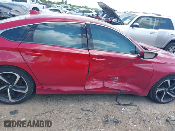 2019 Honda Accord Sport z VIN 1HGCV1F37KA145136, wystawiony jako IAAI lot #42530379 z przebiegiem 88 126 mil mil oraz . Historia ofert i sprzedaży dostępna na DreamBid. Obrazek 6.